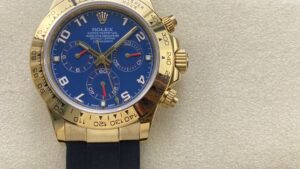 Pre-owned Rolex Cosmograph Daytona Chronograph Automatic Chronometer Blue Dial Men's Watch 116518 BLAR