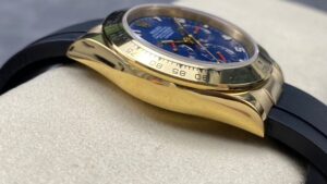 Pre-owned Rolex Cosmograph Daytona Chronograph Automatic Chronometer Blue Dial Men's Watch 116518 BLAR
